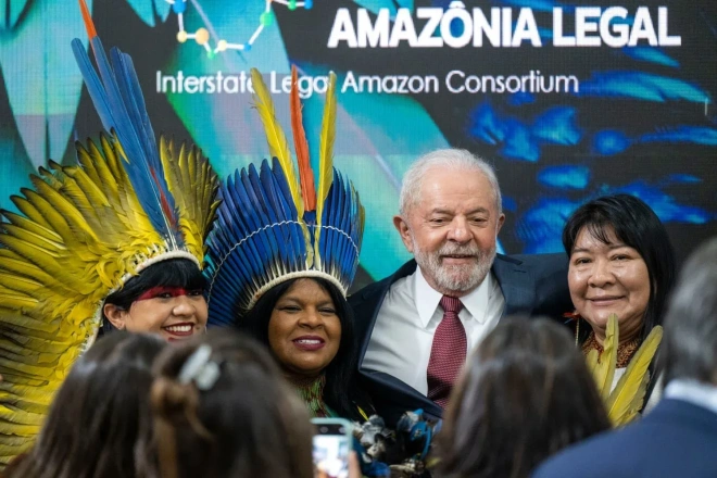 [Mohamed Abd El Ghany for Reuters] Lula UN world climate conference COP27