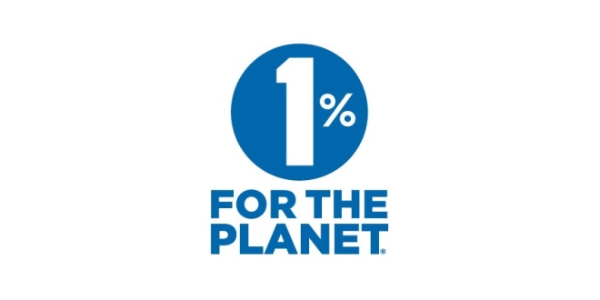 1 Per Cent Primary Vertical Logo Blue Small